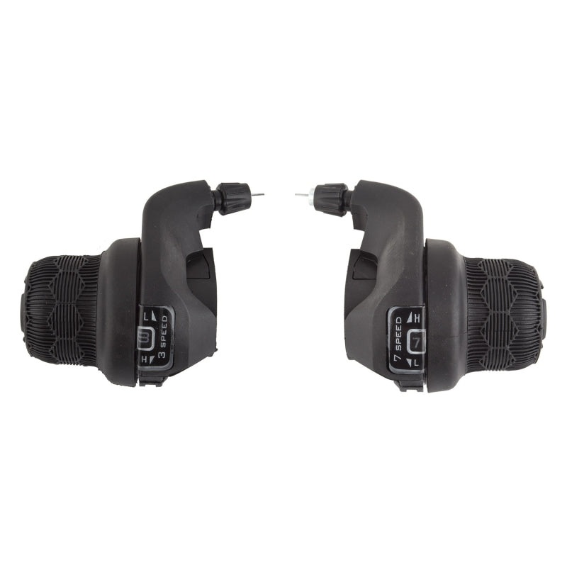 Sunlite TS Twist Shifter  Pair 3x7sp 2 to 1 Blk