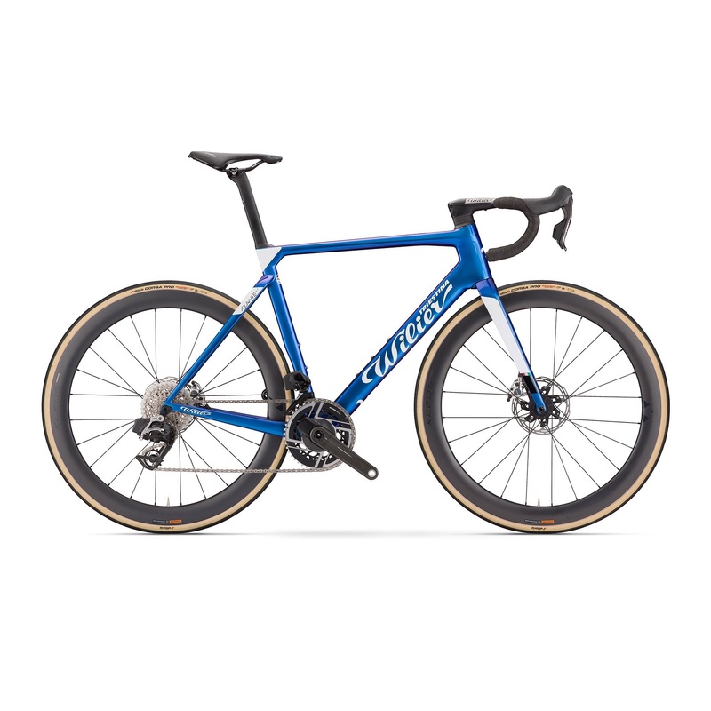 Wilier Filante SLR Force AXS w/Power Meter Bike XS Blue White Glossy