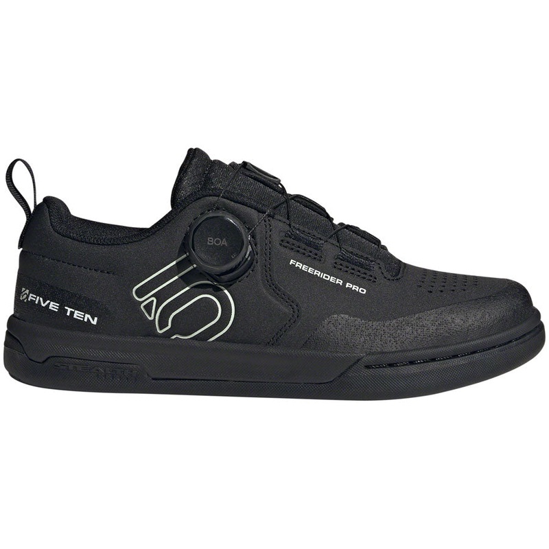 Five Ten Freerider Pro BOA Flat Shoes – Womens  Core BLK/Linen Green/FTWR White 10