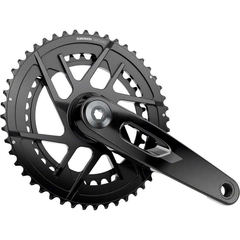 SRAM Rival Crankset – 165mm, 12-Speed, 48/35t, 8-Bolt Direct Mount, DUB Spindle, Black, E1