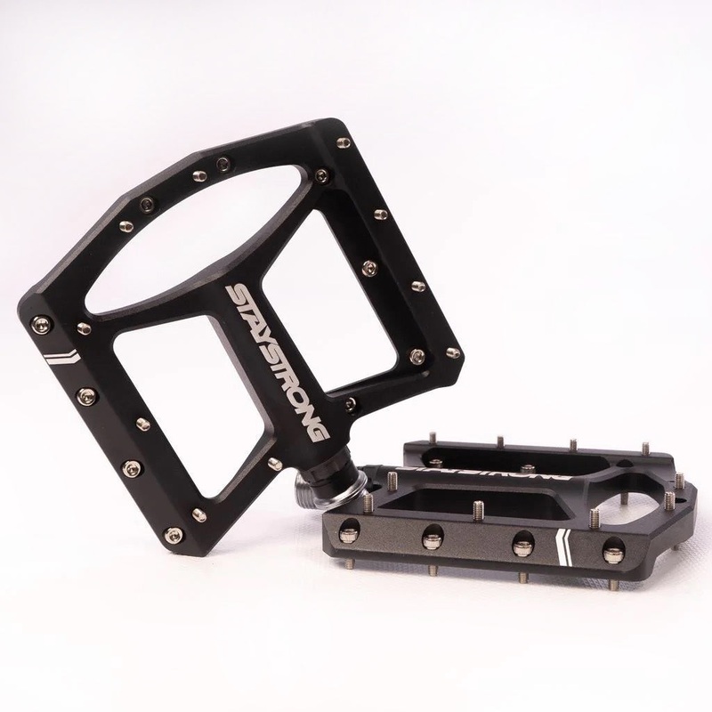 Stay Strong Force Pro Platform Pedals Black