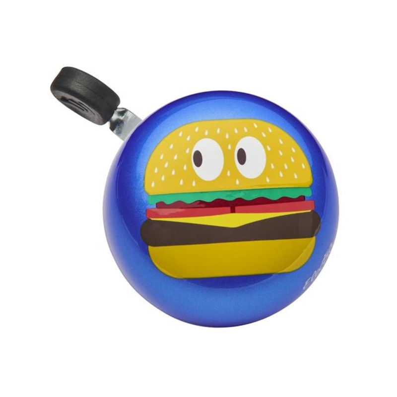 Burger Small Ding Dong Bike Bell Blue Metallic One size