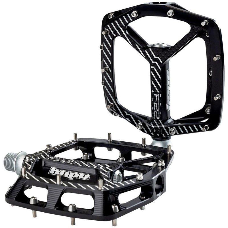 Hope F22 Pedals – Platform Aluminum 9/16″ Black