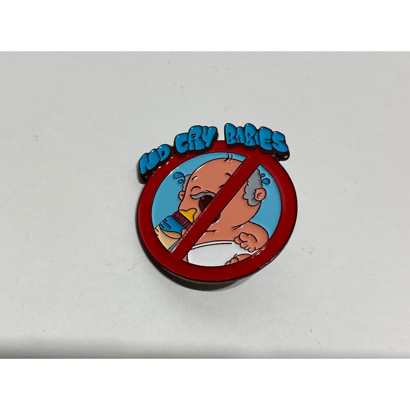 No Cry Babies Hat Pin 1 hat pin – 1 YEAR WARRANTY
