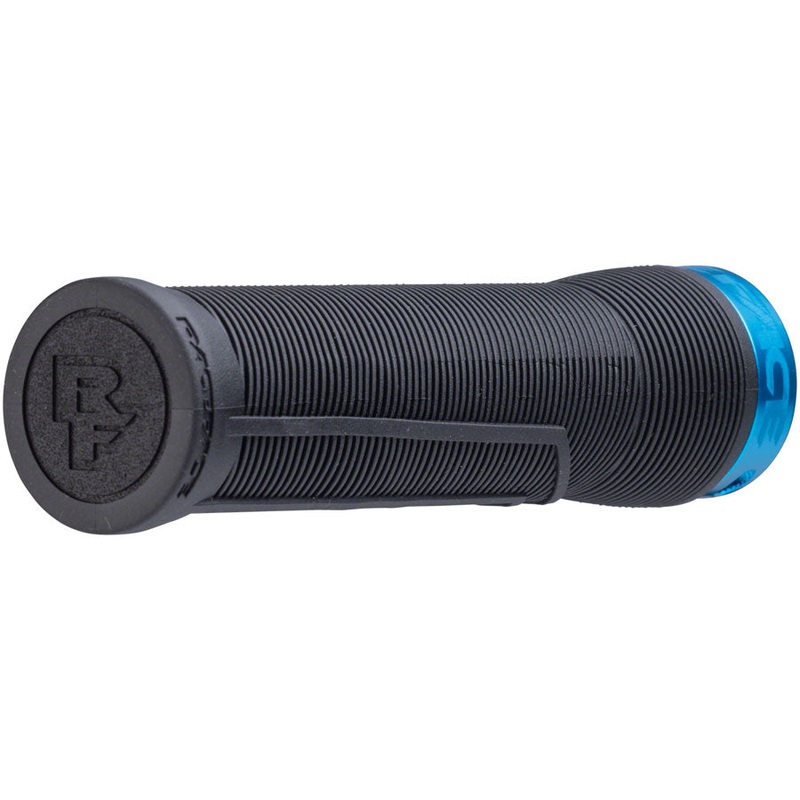 RaceFace Chester Grips – Lock-On, Black/Turquoise, 31mm
