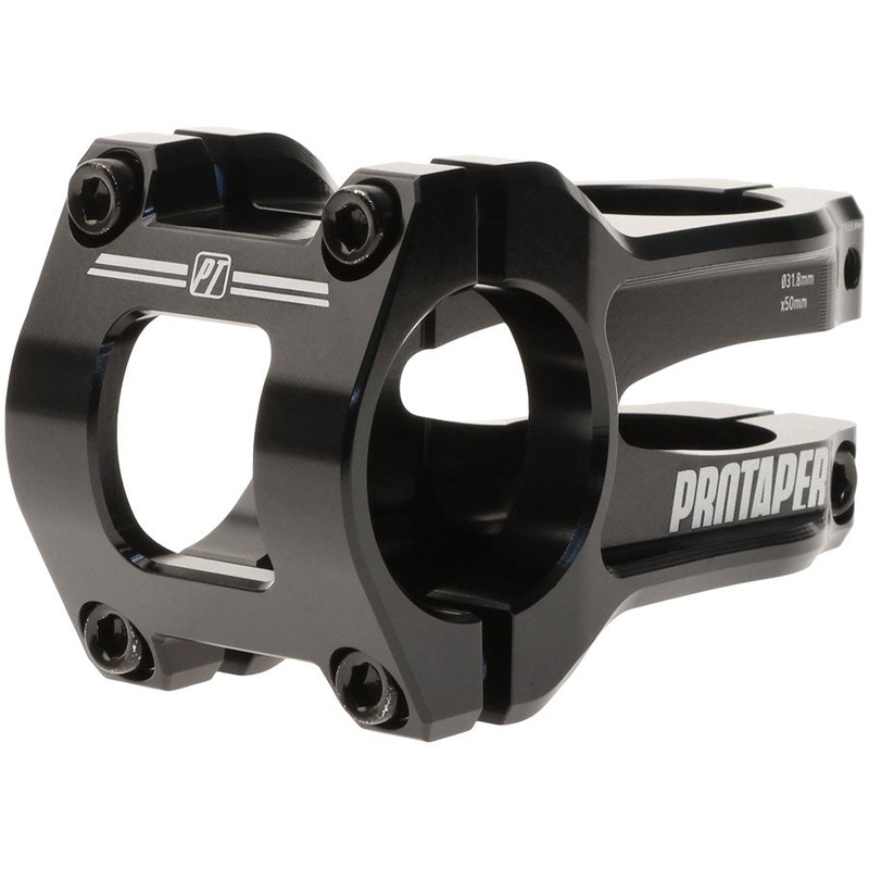 ProTaper Vice Trail Stem – 50mm, 31.8mm Clamp, +/-0, 1 1/8″, Aluminum, Black