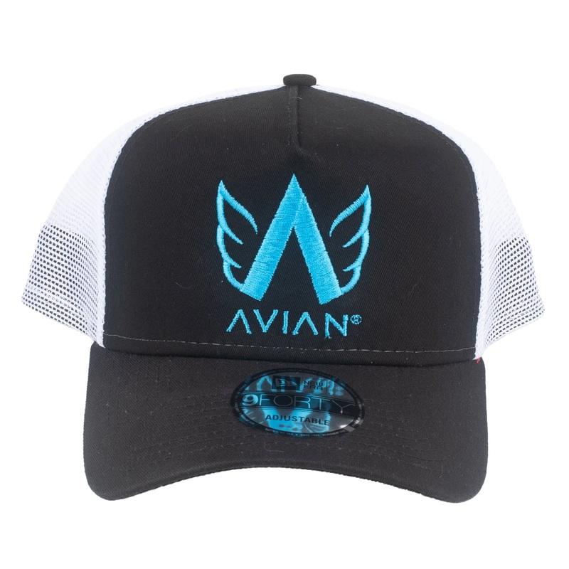 Avian Trucker Hat-Black/White OSFA