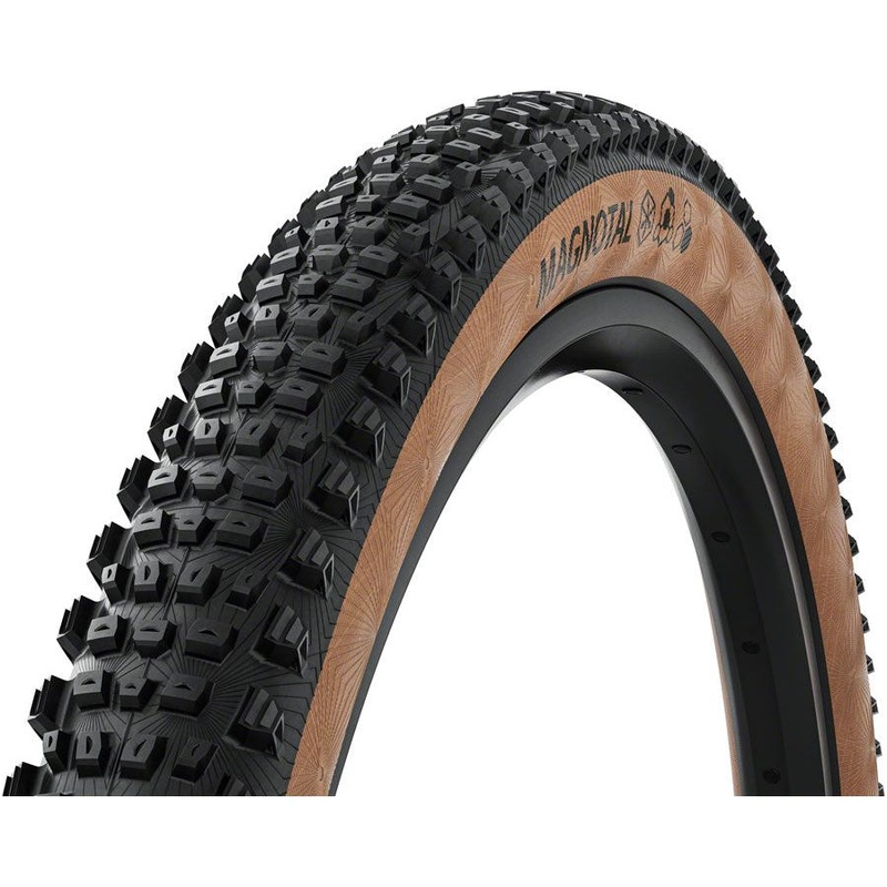 Continental Magnotal Tire – 29 x 2.40 Tubeless, Folding, Black/Transparent, Grip Trail Casing, E25