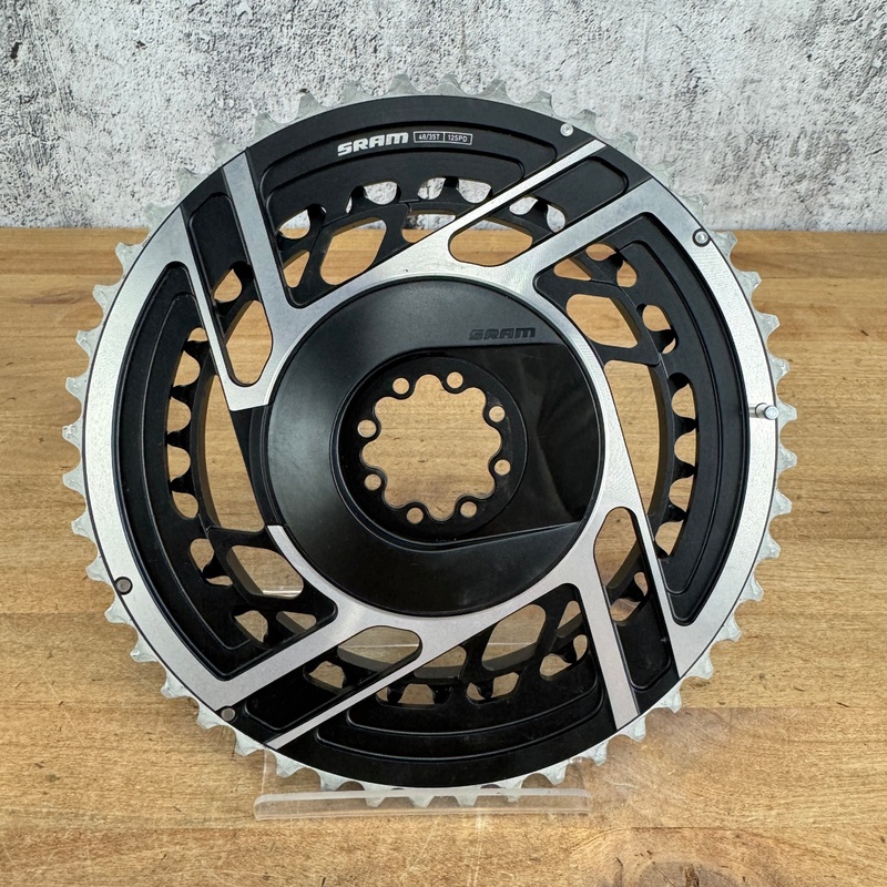 Low Mile! SRAM Red AXS D1 48/35t 12-Speed 8-Bolt DM Chainring Set 240g