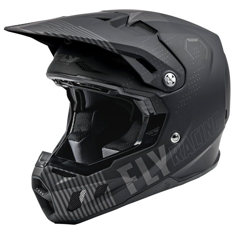 Fly Racing Formula CC Primary BMX Race Helmet-Black/Grey Large