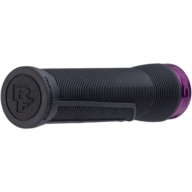 RaceFace Chester Grips – Lock-On, Black/Purple, 34mm