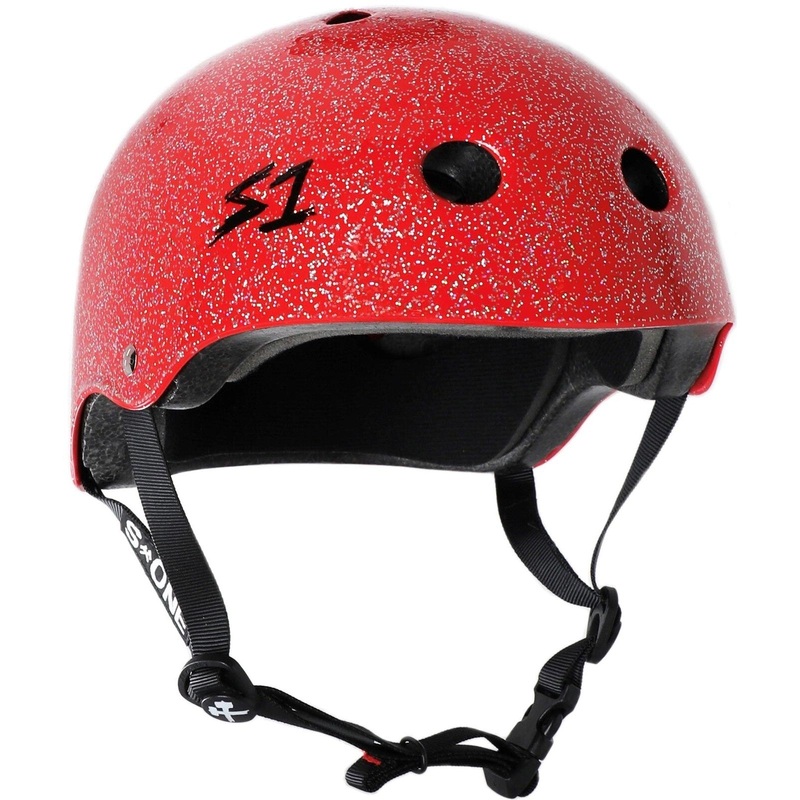 S-One Helmet Lifer Red Glitter Glitter XS