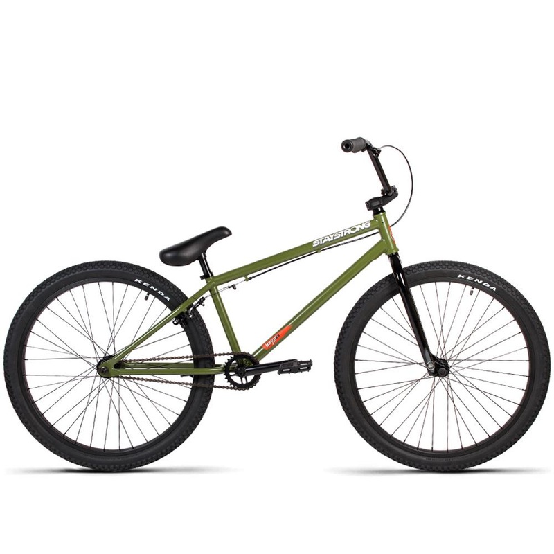 Stay Strong Major 26″ BMX Bike Satin Army Green