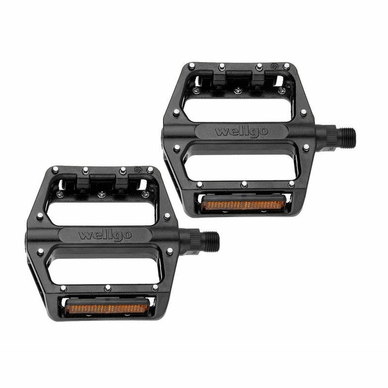 Wellgo B087U Aluminum Platform Pedal Set 9/16″ Mountain Bike BMX Bicycle Pedals