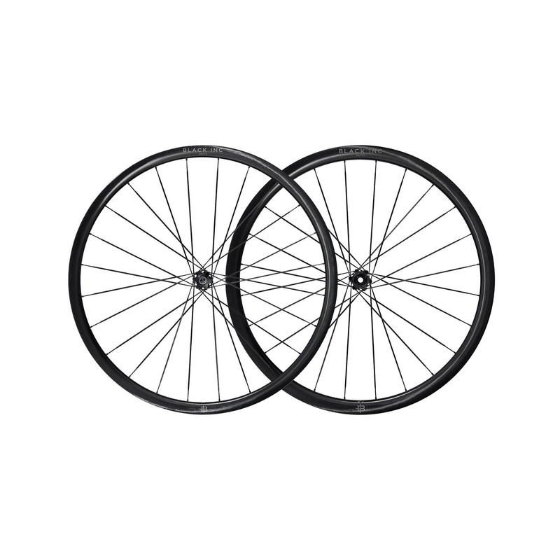 Black Inc 28 / 33 Clincher Disc Wheelset Black HG11 (Shimano / SRAM 11s)