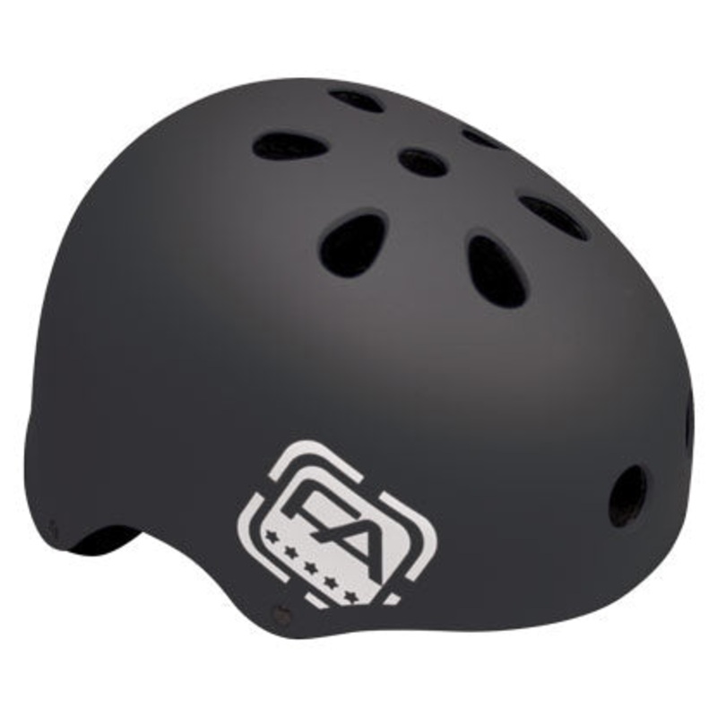 F/Agent Bucket,Matte Black Helmet, 10/Case Street Helmet Free Agent Helmets One Size Matte Black