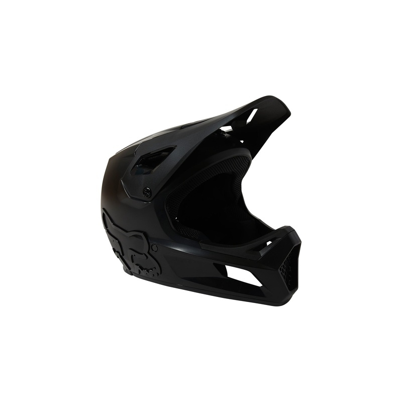 Fox Racing Rampage Youth Bike Helmet Black Black Large