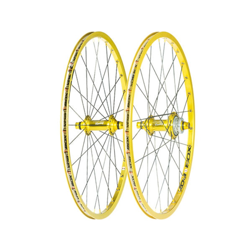 Custom Wheelset: Profile Elite Hub/Box Rim-Gold-20×1 1/8″
