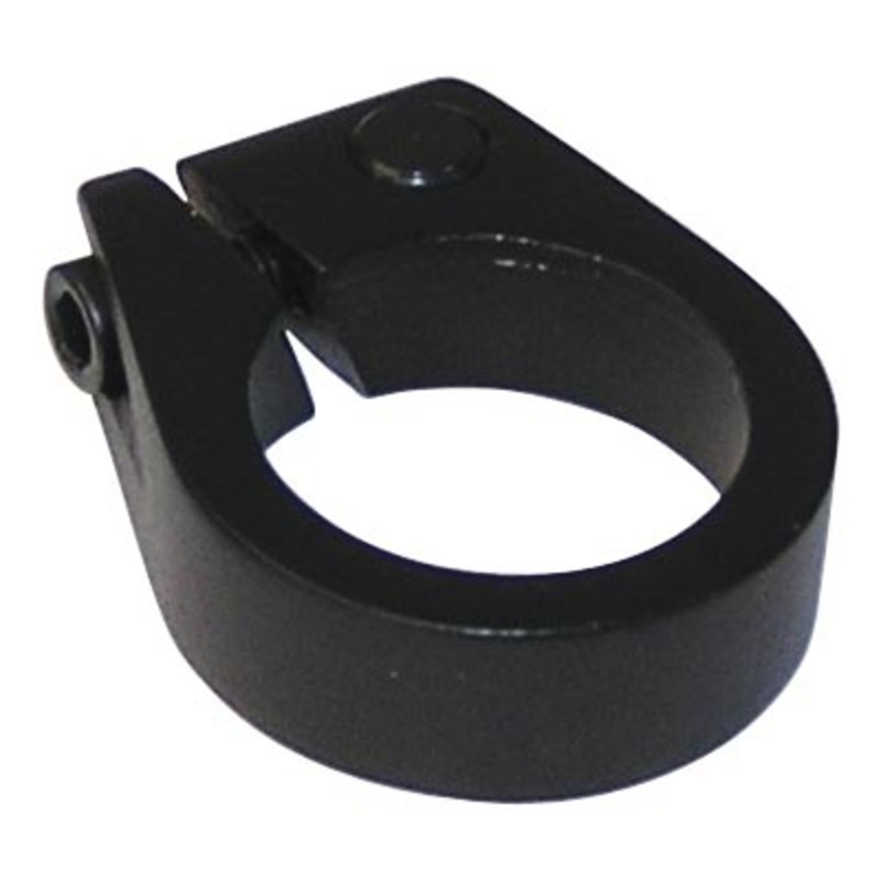 Uc No-Pinch Seat Clmp,31.8,Blk 30G,Alloy,Matte Black No-Pinch Seatpost Clamp Ultracycle Seatposts NA Matte Black