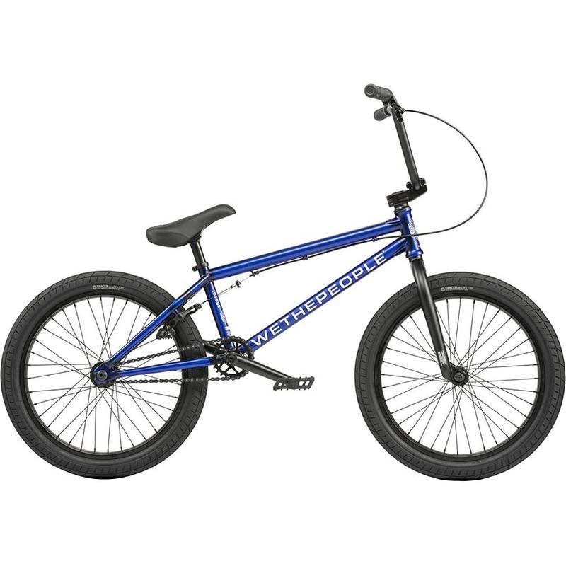 WeThePeople CRS BMX Bicycles Matt Trans Blue 20.25″