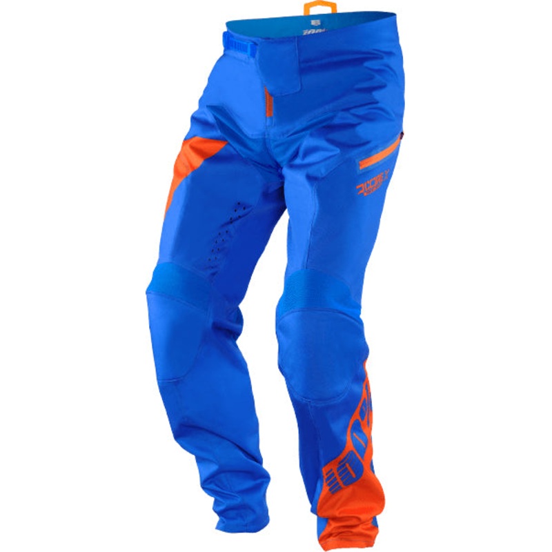 100% R-Core Downhill BMX Race Pants-Nova Royal Blue Adult 28