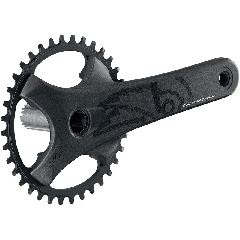 Campagnolo EKAR GT Crankset – 172.5mm, 13-Speed, 42t, 123mm BCD, Campagnolo Ultra-Torque Spindle Interface, Black