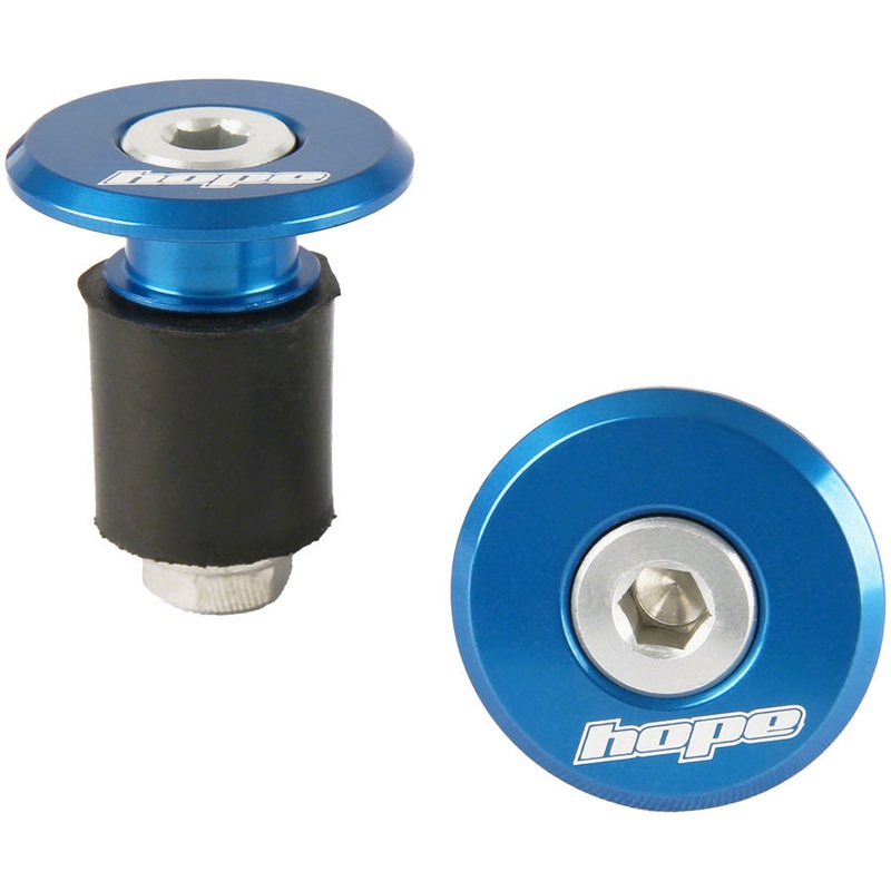 Hope Grip Doctor Bar End Plugs, Blue