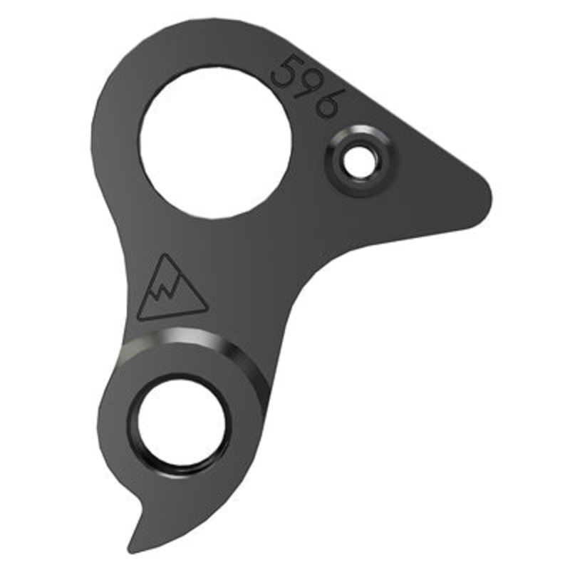 Wmfg Derailleur Hanger #596 Replacement Derailleur Hangers  Derailleur NA Black
