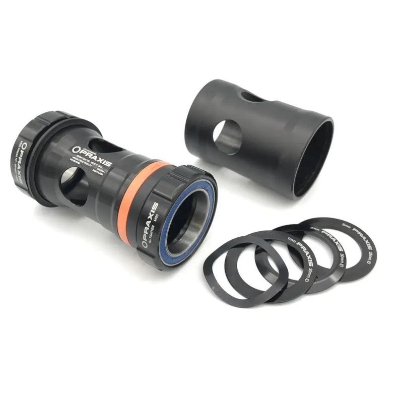 Praxis Works M30-BB30/PF30 Bottom Bracket Kit Black BB30/PF30 M30 (28mm -30mm)
