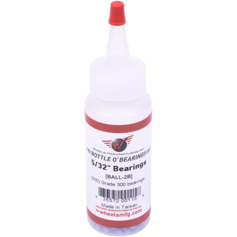 Wheels Manufacturing Grade 300 5/32″ Loose Ball Bearing: Bottle of 500
