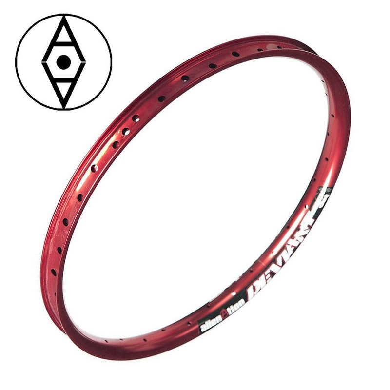 Alienation Deviant Rim 24in (Front Only) / 36H / Red Red 36 Hole