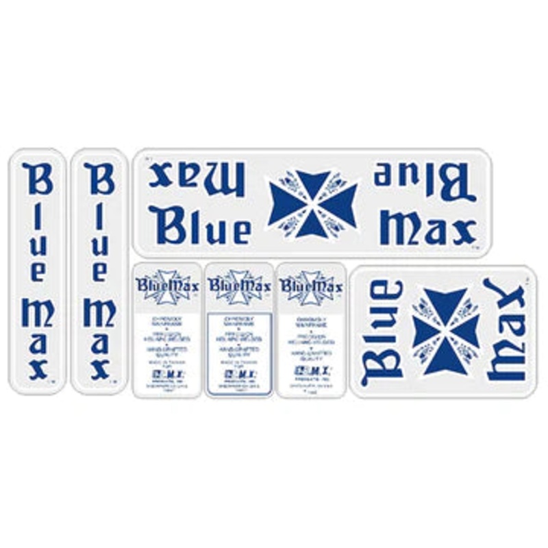 Blue Max Decal Set (83/84/85) Blue / White (Printed on Clear)