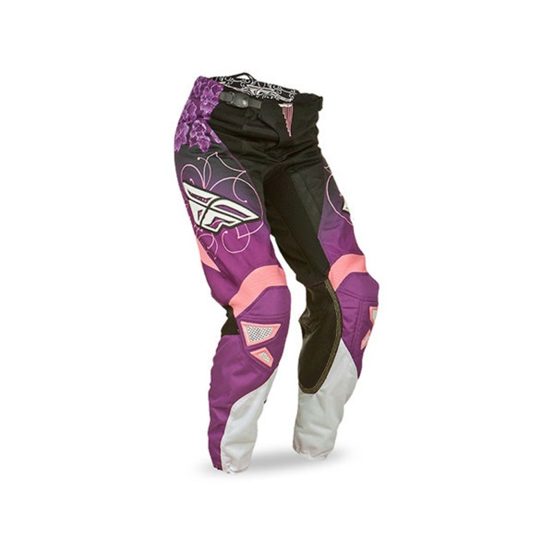 Fly Racing 2015 Kinetic Ladies Race Pants-Black/Purple/Pink 0/2: ( $109.95 )