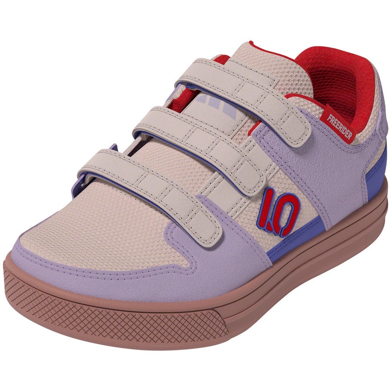 Five Ten Freerider Kid’s VCS Flat Shoes – Putty Mauve/Pure Ruby/Semi Cobalt Blue 1.5