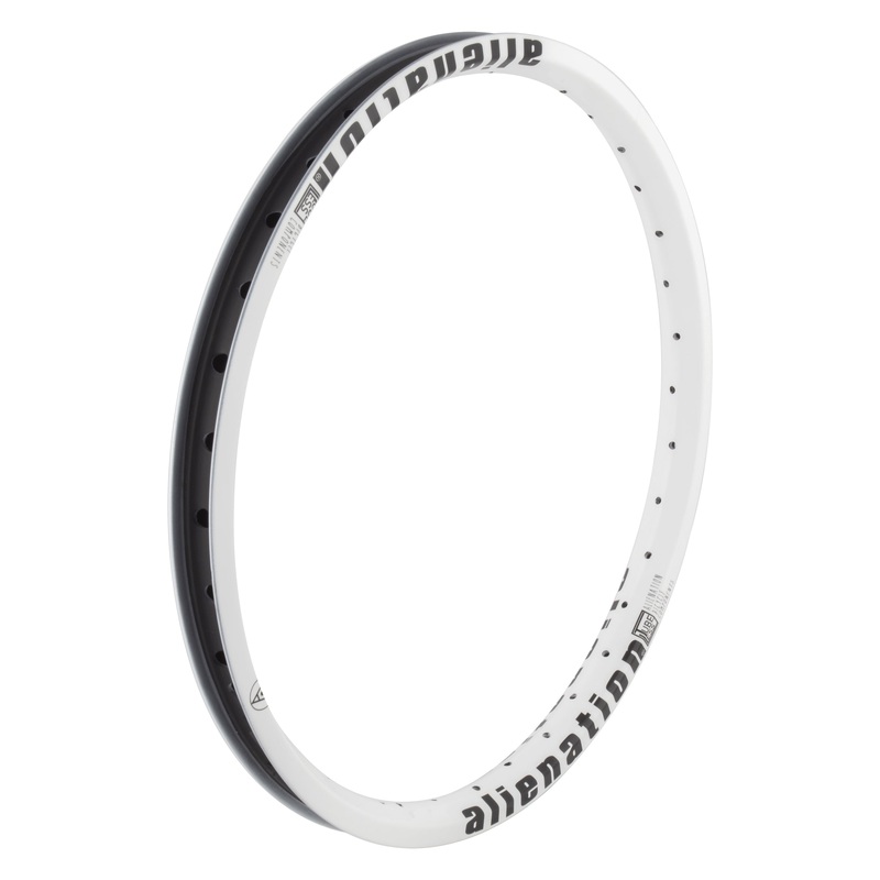 Alienation Acme UD Carbon BMX Rim-Front-20×1.75″-White 28H