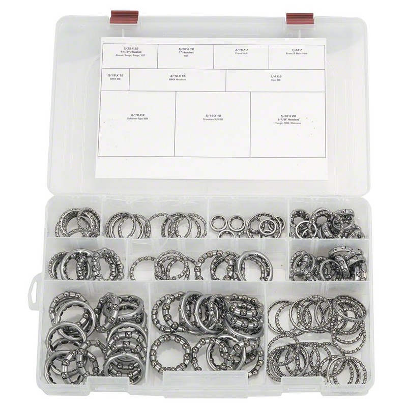 Bearing Retainer Kit, 120 Pieces