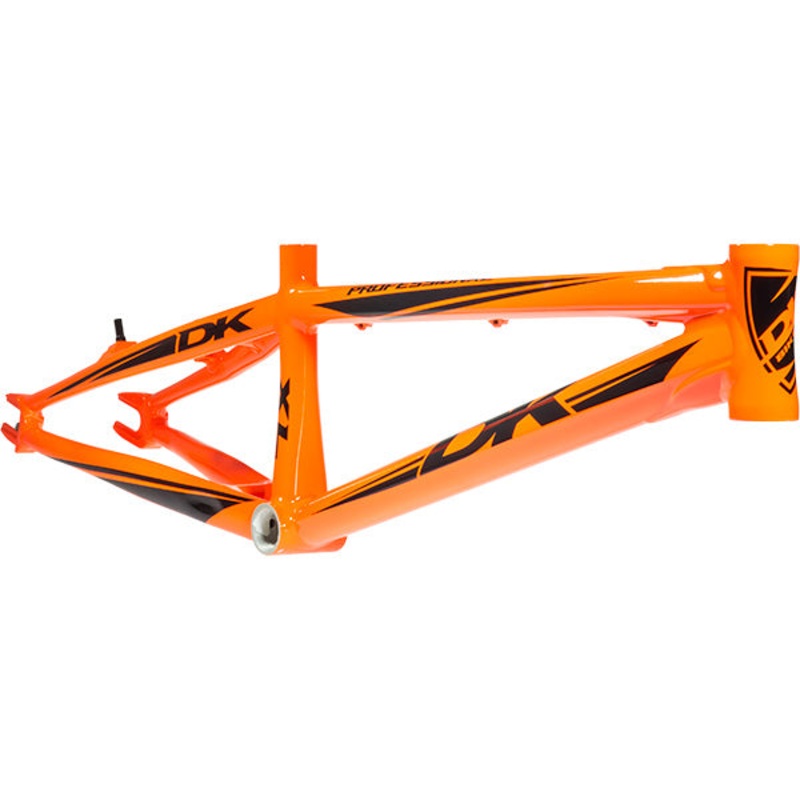 DK Professional V2 BMX Race Frame 20mm-Neon Orange Expert XL