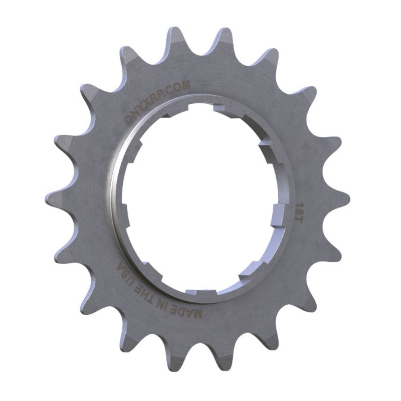 Onyx Racing 18t Stainless Steel Cog for Ultra SS BMX Cassette hubs – 3/32″