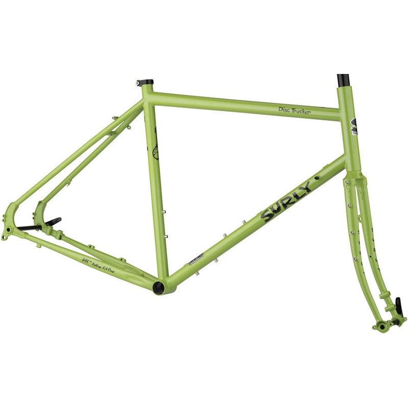 Disc Trucker Frameset – Pea Lime Soup 26 42
