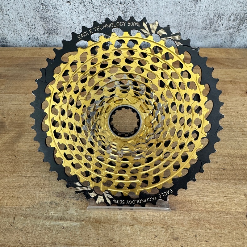 Low Mile! SRAM Eagle XX1 XG-1299 10-50t 12-Speed Gold “Light Wear” Cassette 363g