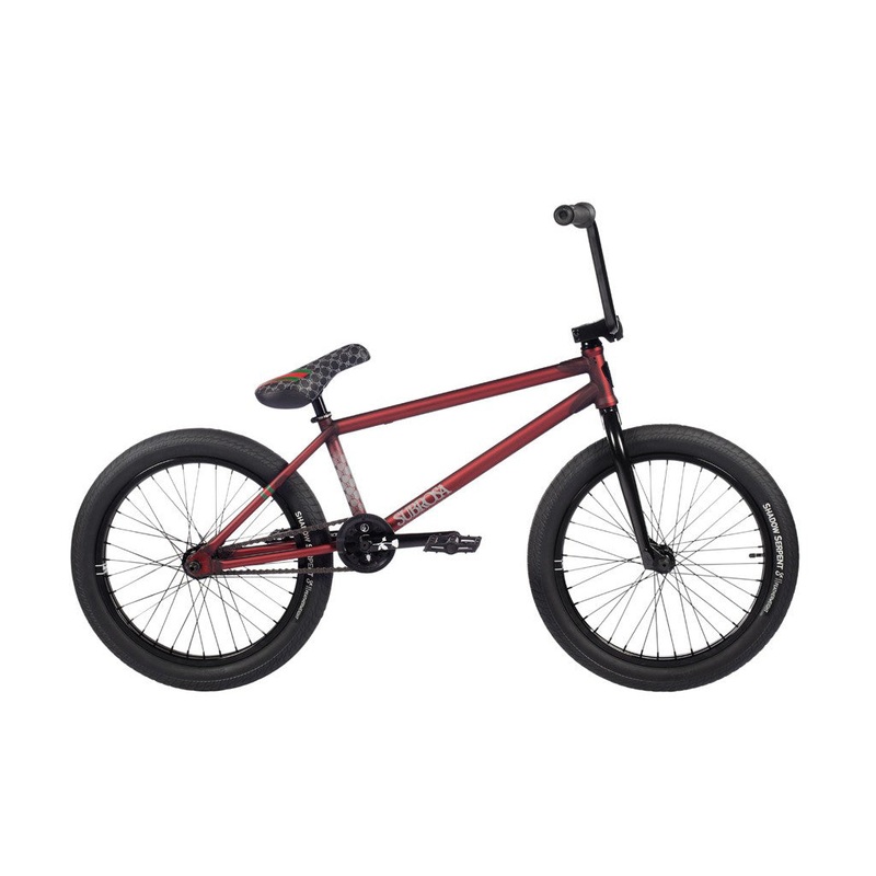 Subrosa Novus Ray Signature 21″TT BMX Freestyle Bike-Matte Translucent Red