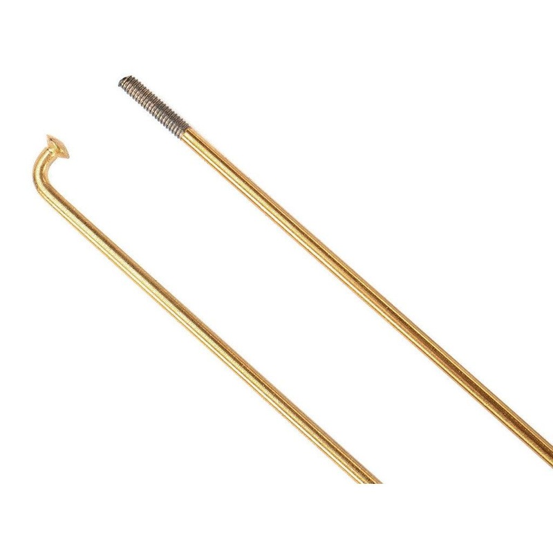 Spectre Titanium Spoke (Each) Gold Gold Cut To Size (80mm to 220mm)