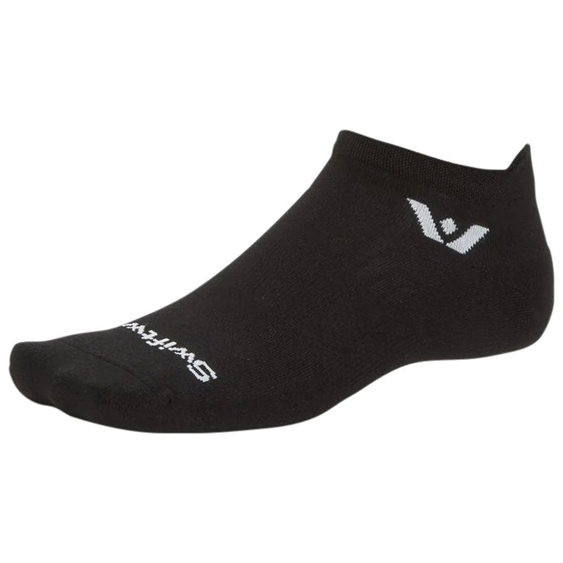 Swiftwick Aspire No Show Socks – Circuit Black XLarge