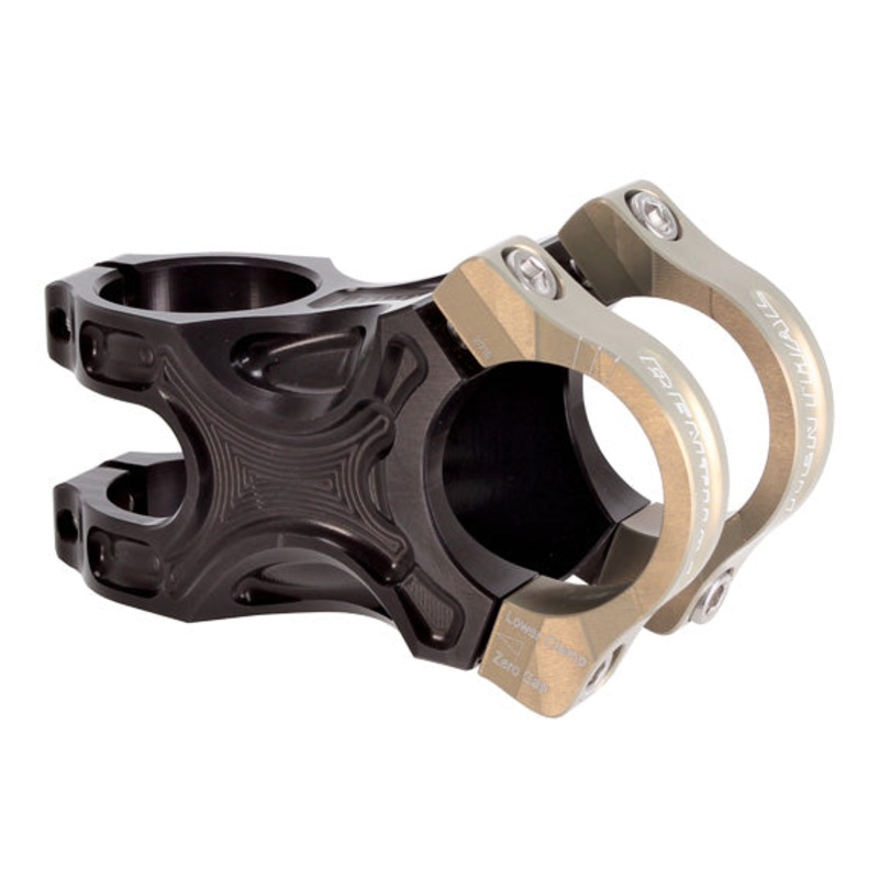 Renthal Apex Stem – 60mm 31.8 Clamp +/-6 1 1/8″ Aluminum Black/Gold