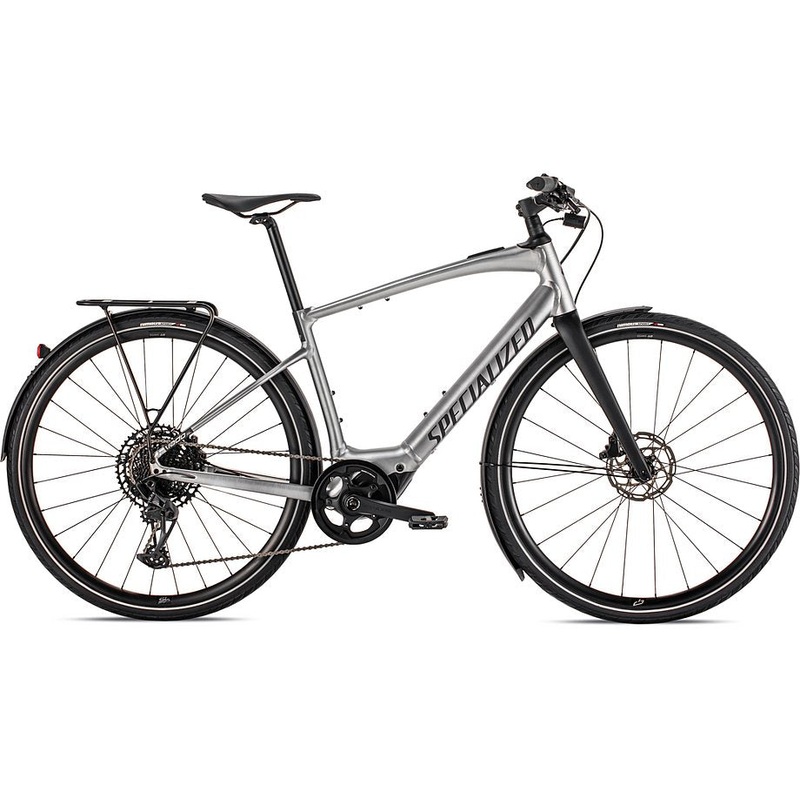 2023 Specialized vado sl 5.0 eq bike brushed aluminum / black reflective s