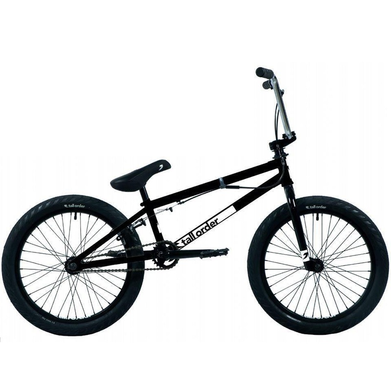 Tall Order Pro Park 20 Inch Bike (2022) Gloss Black With Chrome Bars 20.6