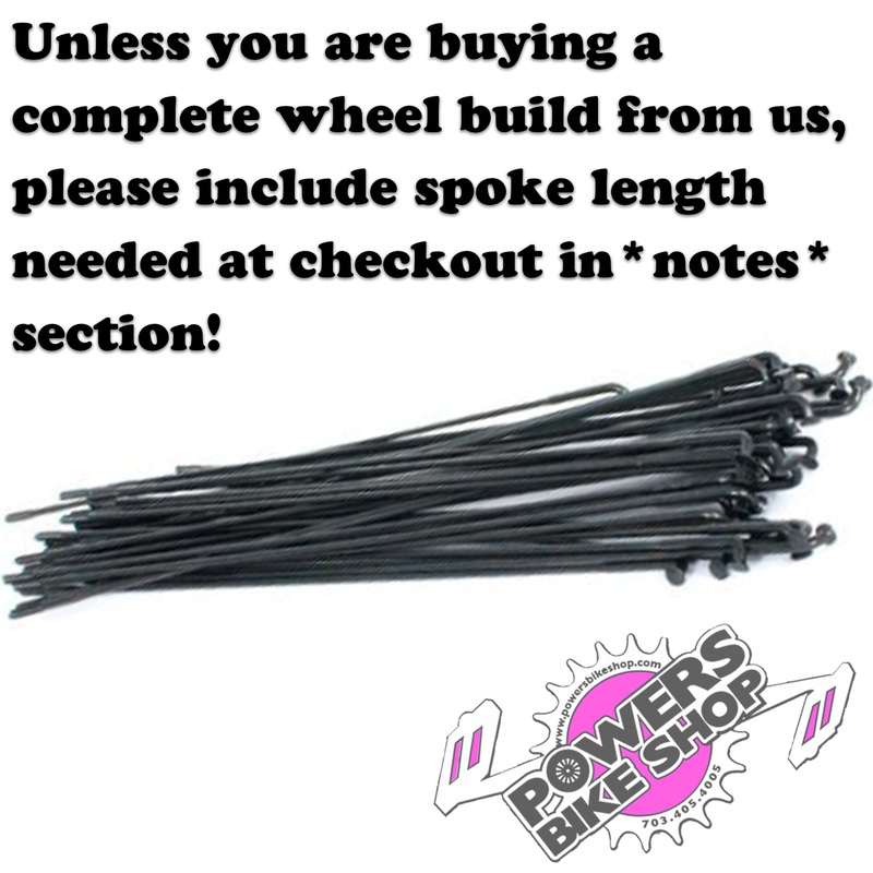 Sapim Laser Spokes pack of 28 Black