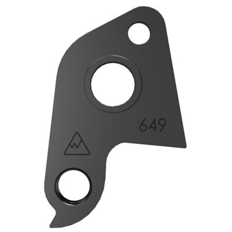 Wmfg Derailleur Hanger #649 Replacement Derailleur Hangers  Derailleur NA Black