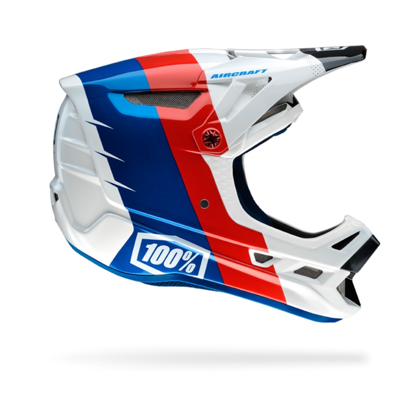 100% Aircraft Downhill Helmet-R8 White X-Small