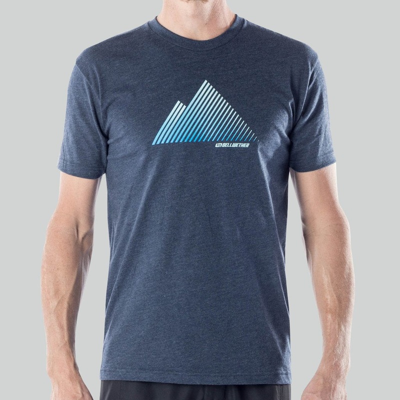 Gradient Mountain Tee Navy XL